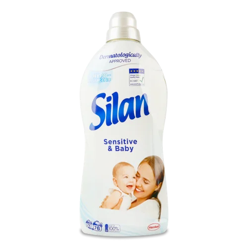 Пом'якшувач Тканин Sensitive&Baby Silan, В/К, 1.672л