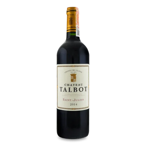 Вино Червоне Сухе 0.75л 13.5% Saint-Julien Château Talbot пл