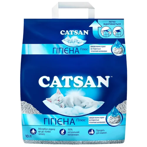 Наповнювач гігієнічний Catsan для котів мінеральний 10л