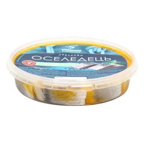 Оселедець Vomond з прянощами в олії 180г