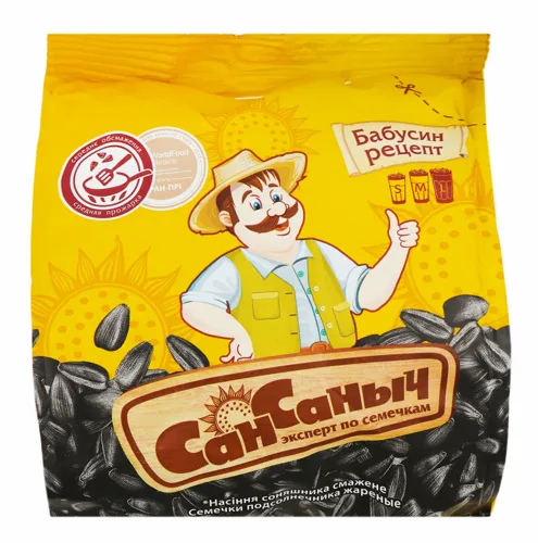 Насіння соняшника Сан Саныч смажене 125г х24