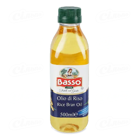 Масло Basso з рисових висівок, 500мл
