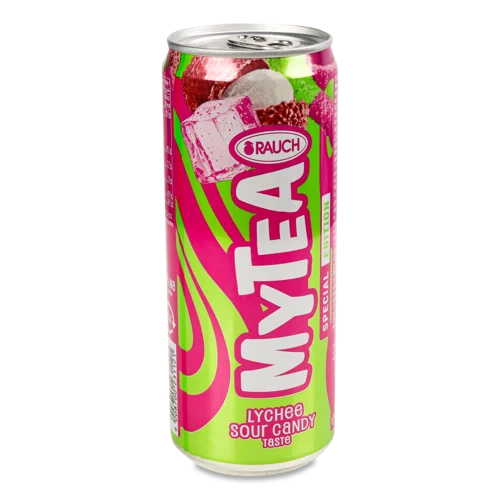 Чай Холодний Rauch Смак Лічі-Кисла Цукерка, з/б 0.5л