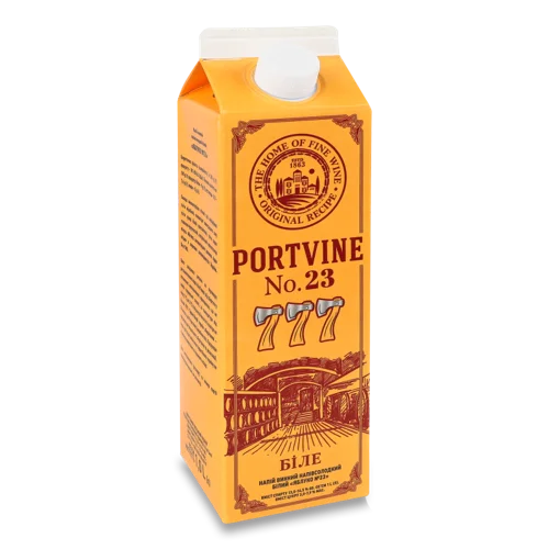 Вино Біле Напівсолодке Яблуко Portvine В/ґ, 1л, 13-14.5%