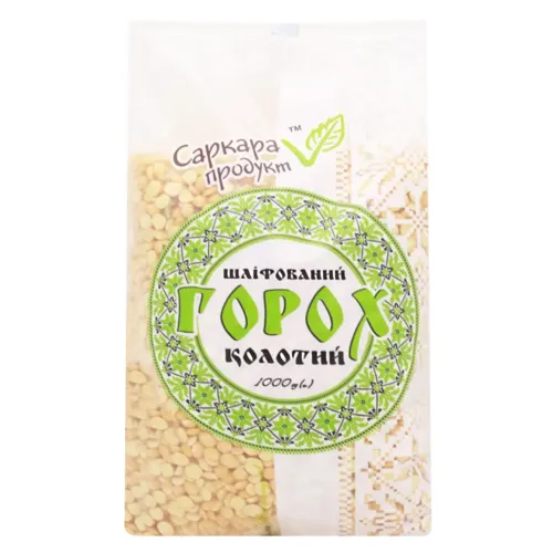 Крупа Саркара продукт горох колотий 1кг