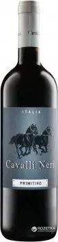 Вино Cavalli Neri Primitivo Puglia IGT 2015 червоне сухе 0.75л 13.5%