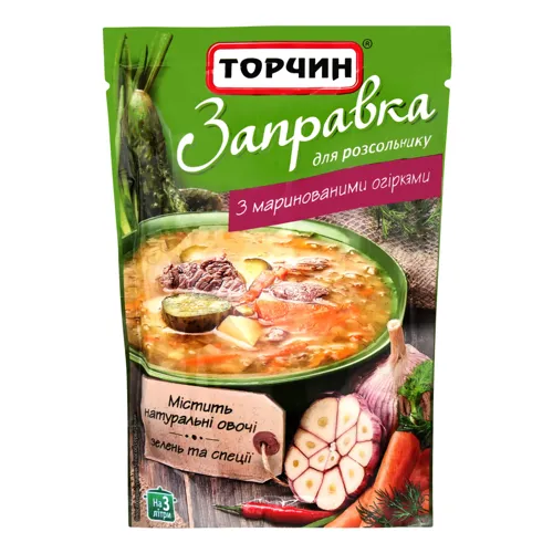 Заправка для розсольника з маринованими огірками Торчин д/п 240г