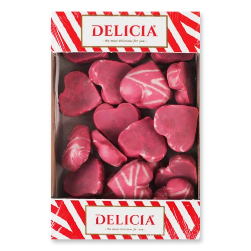 Пряники Заварні З Декором Полуничні Ля-Мурчики Delicia к/у, 0.35кг