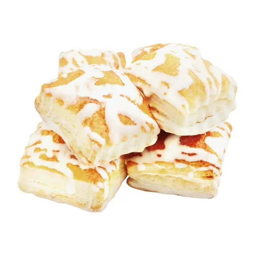 Печиво здобне листкове з білою глазур'ю Надзвичайне Бом-Бік 250г