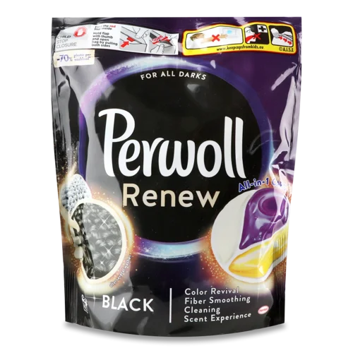 Засіб для Прання Темних Та Чорних Речей В Капсулах Black Renew Perwoll 42х13.5г
