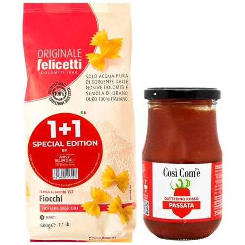 Макарони Felicetti Фьоккі 500г та Томатне пюре Grangusto 350г