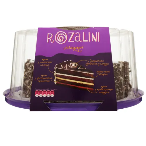 Торт бісквітний Моцарт Rozalini 0,9кг