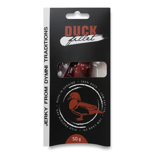 Філе качине в'ялене Jerky Димні Традиції, в/ґ к/у, 50г