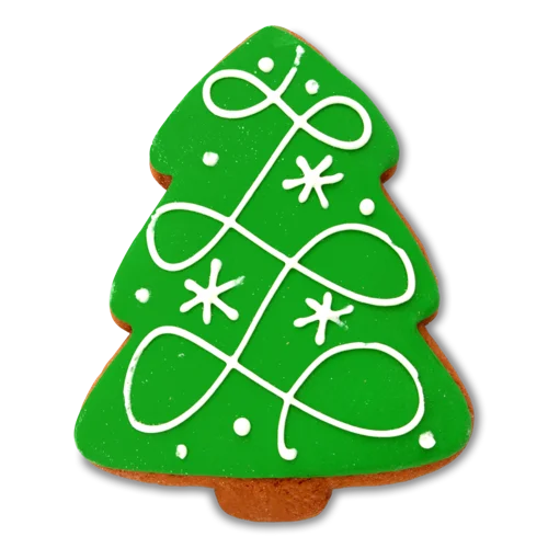 Пряник Сувенірний Ялинка З Візерунком, м/у 40г