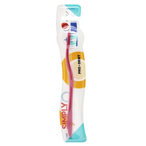 Зубна щітка Pro-Dent Simply середньої жорсткості