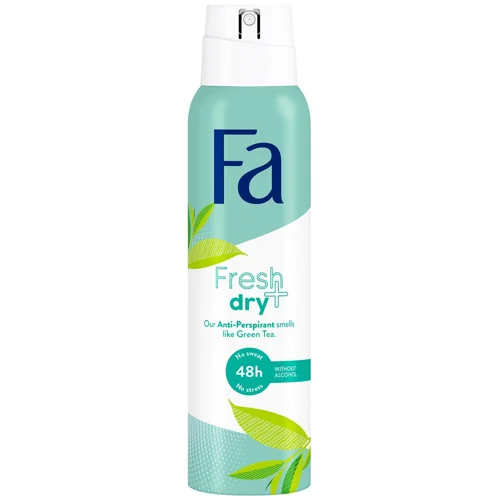 Антиперспірант аерозольний Fa Fresh&Dry зелений чай 150мл