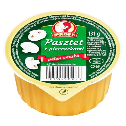 Паштет Profi з шампіньйонами 131г