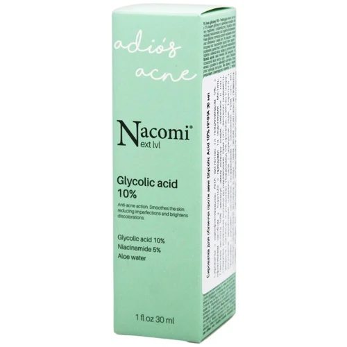 Сироватка для обличчя Nacomi Next Level Glycolic Acid 10% 30мл