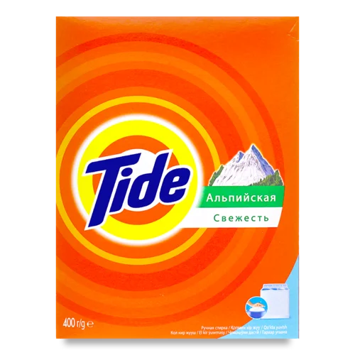 Пральний Порошок Super Plus Альпійська Свіжість Tide, 400г