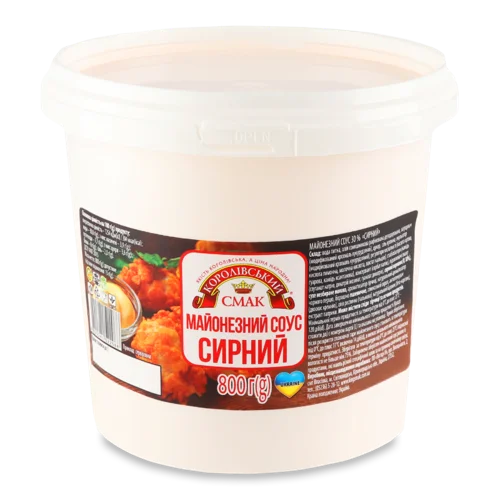 Соус Майонезний 30% Сирний В/ґ, Відро 800г