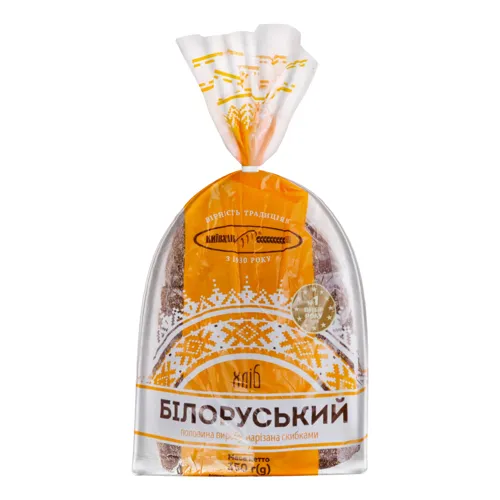 Хліб половинка в нарізці Білоруський Київхліб м/у 350г