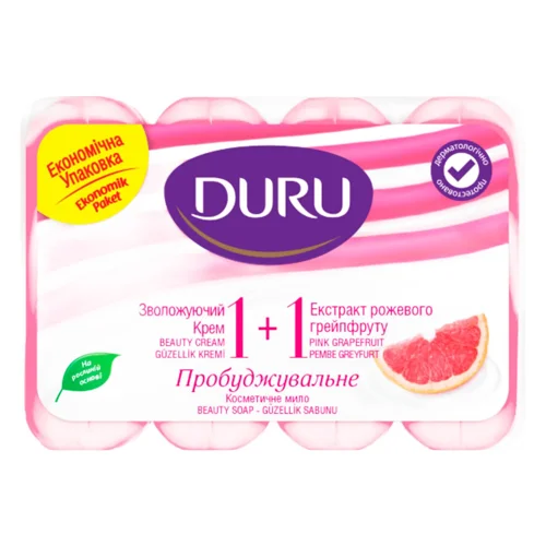 Мило тверде Duru Рожевий грейфрут 4шт*80г