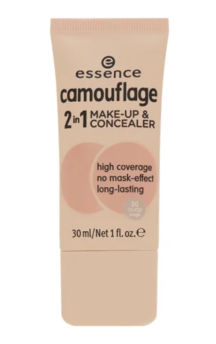 Тональний Крем 2в1 Camouflage №20 Essence, Вищий ґатунок, 30мл