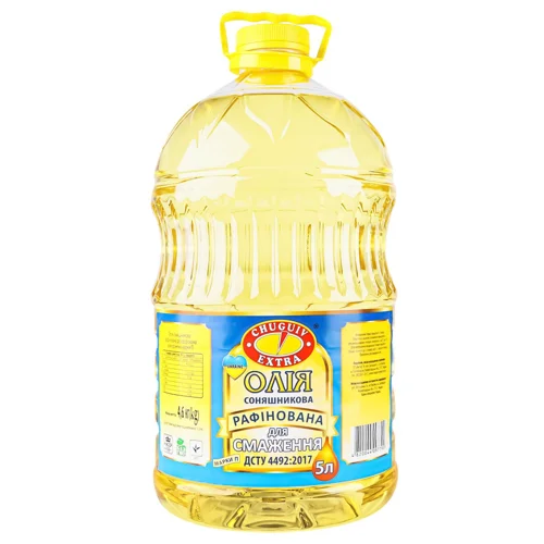 Олія соняшникова Chuguiv Extra Для смаження рафінована 5л