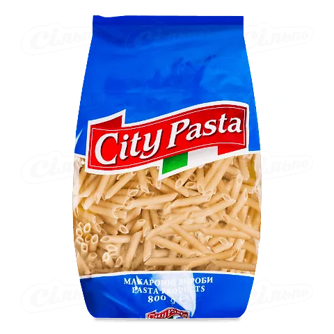 Вироби макаронні City Pasta пір'я, 0,8кг