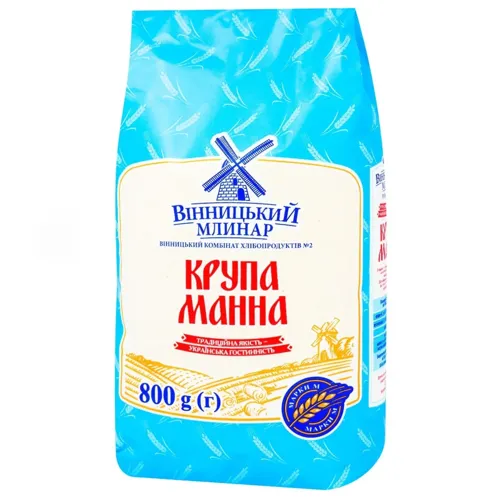 Крупа манна Вінницький Млинар 800г