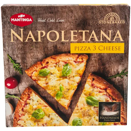 Піца Mantinga Наполетана Три сира швидкозаморожена 305г