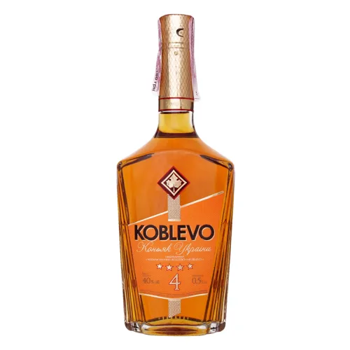 Коньяк 0.5л 40% Чотири зірки Коблево пл