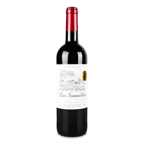 Вино Les Sonnailles Rouge, Красне Сухе, в/ґ, 0.75л