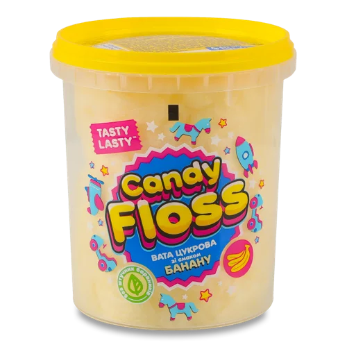 Вата Цукрова Бананова В/ґ, Відро 20г