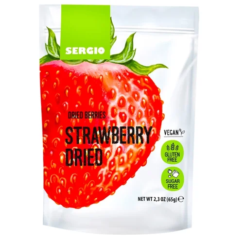Полуниця Sergio сушена дольки 65г