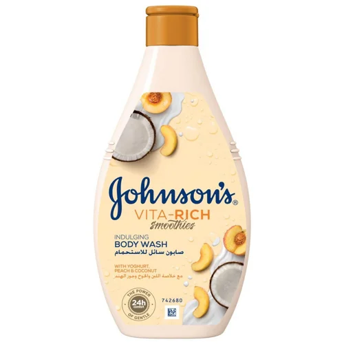 Гель для душу Johnson's розслабляючий кокос та екстракт персика 250мл