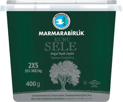Оливки чорні Marmarabirlik в'ялені 400г