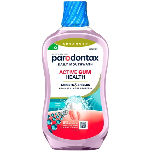 Ополіскувач для ротової порожнини Parodontax Active Свіжа м'ята 500мл
