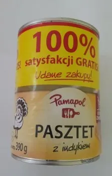 Паштет з індика Pamapol 390г