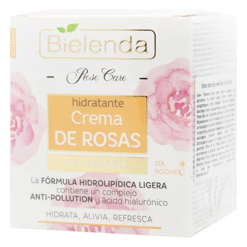 Крем для обличчя Bielenda Rose Care Зволожуючий 50мл
