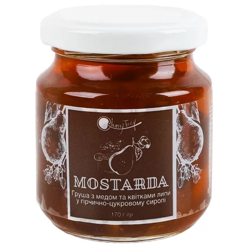 Добавка фруктова Cherry Twig Mostarda Груша з медом 170г