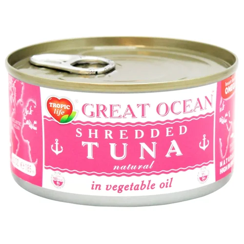 Тунець Tropic Life подрібнений у рослинній олії 170г