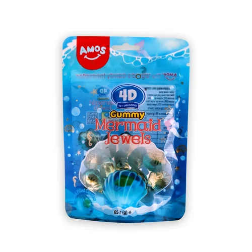 Цукерки Amos Мушлі 4D асорті желейні