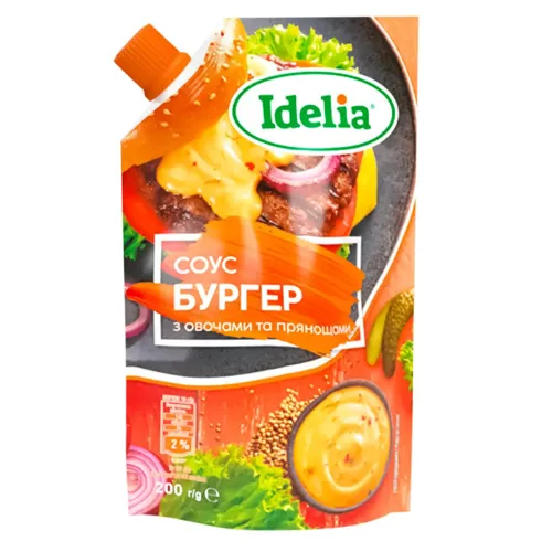Соус Бургер IDELIA для приготування 200г