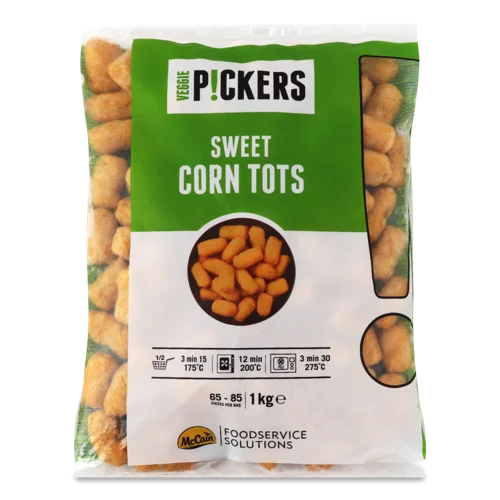 Зерна Цукрової Кукурудзи В/ґ Заморожені Формовані Покриті, 1кг