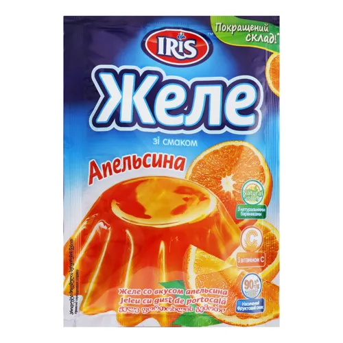 Желе зі смаком апельсина 90г