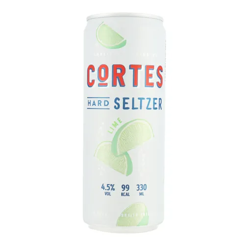 Напій слабоалкогольний 0.33л 4.5% сильногазований Lime Hard Seltzer Cortes