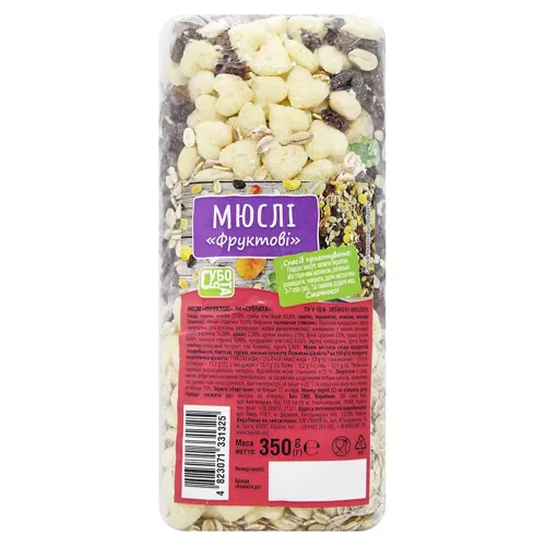 Мюслі Субота Фруктові 400г