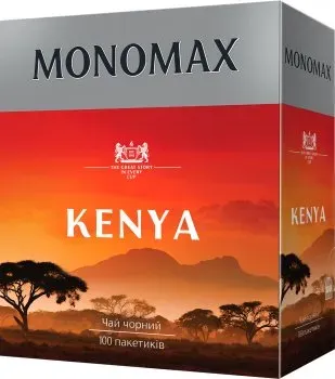 Чай чорний Monomax Kenya в пакетиках 2г х 100шт