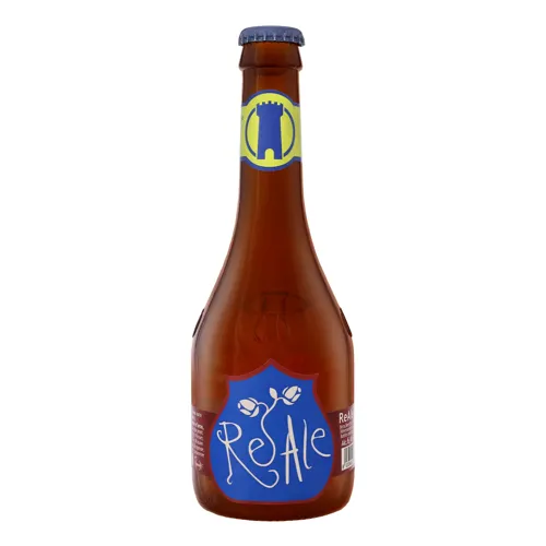 Пиво 0.33л 6.4% напівтемне фільтроване пастеризоване ReAle Birra del Borgo